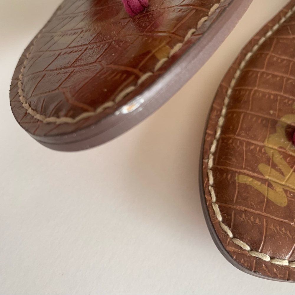 Sam Edelman Gigi Sandals in Fuchsia Pink Suede•NWOT - Picture 7 of 7